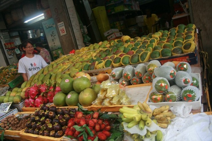 海南海口南北水果市场
